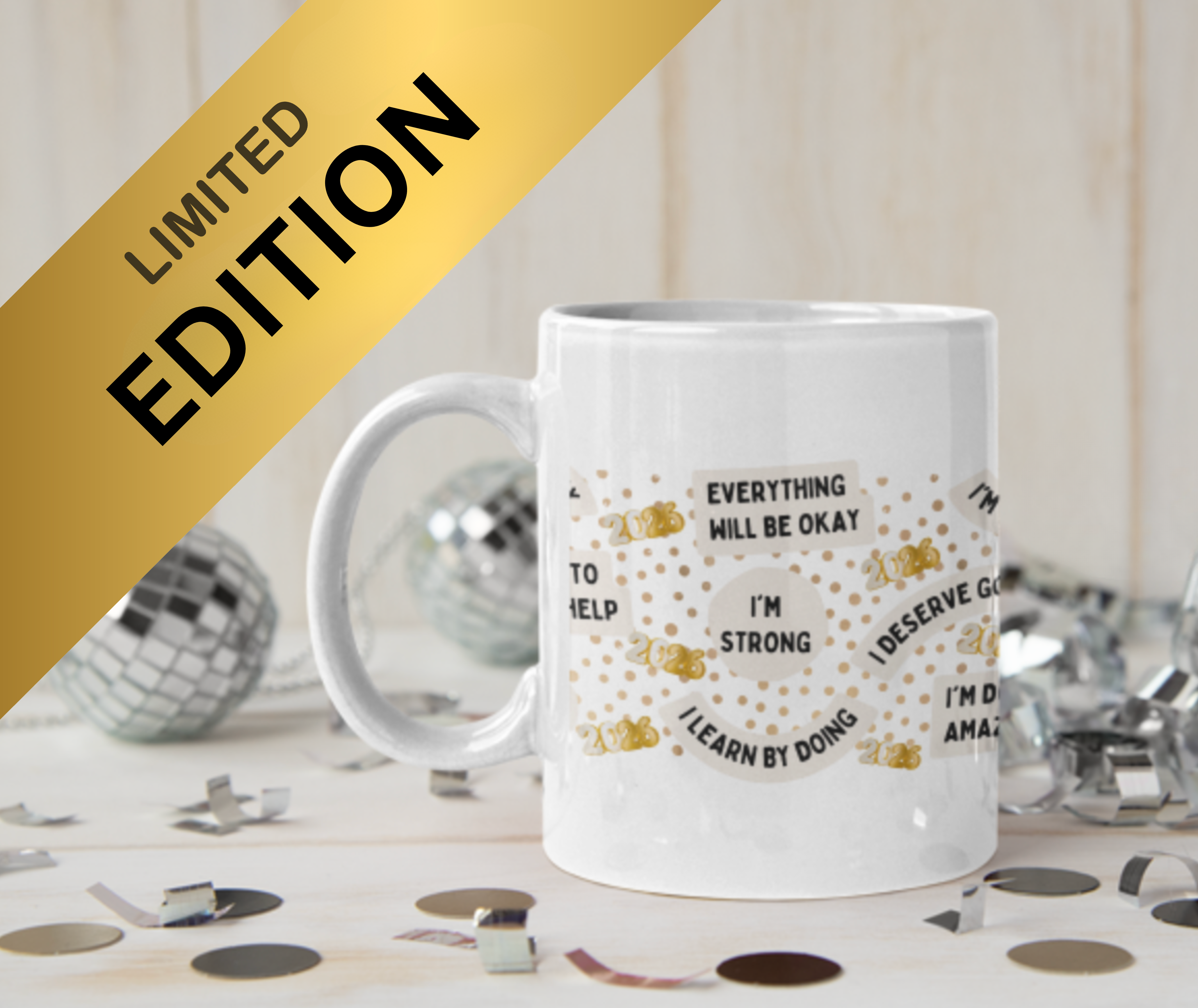 🎁 ✨ 2026 New Year Affirmations Mug Start your year with intention, one sip at a time. (100% off)