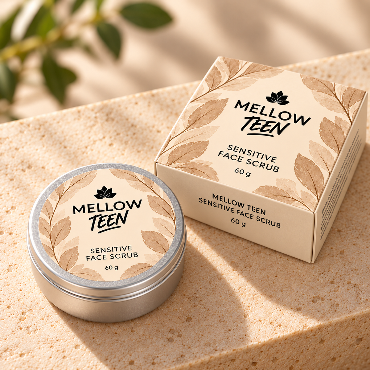 PRE-ORDER | Mellow Teen Sensitive Skin Scrub + Lotion Duo
