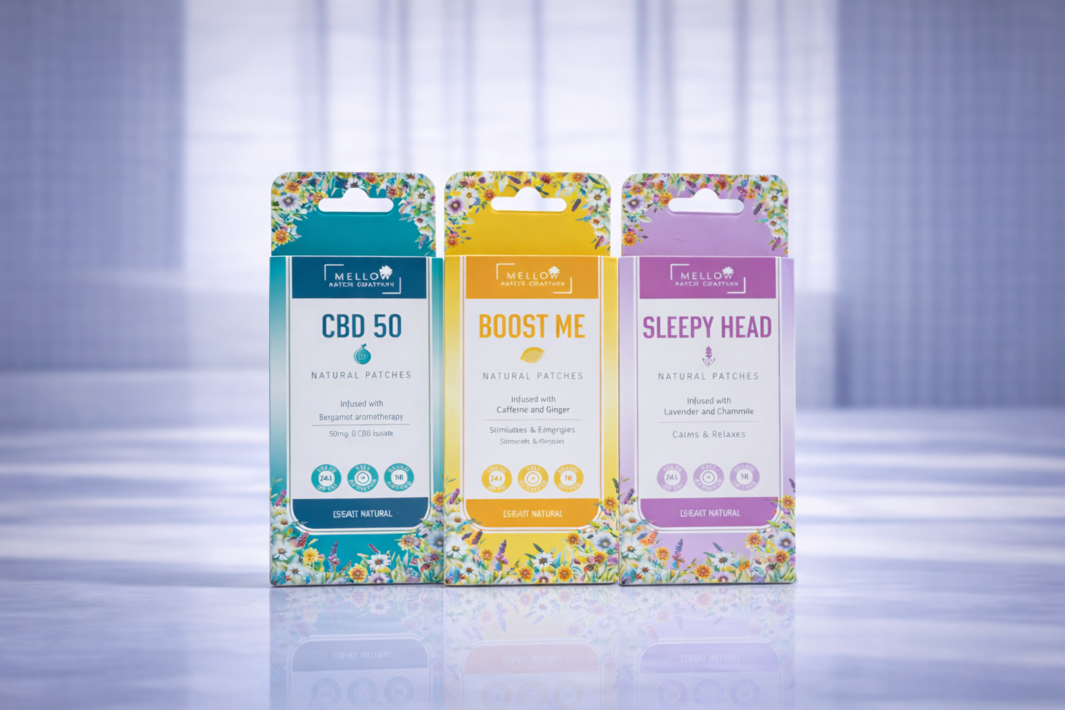 The Welcome Bundle - CBD 50 Isolate, Boost Me, Sleepy Head (15 Patches)