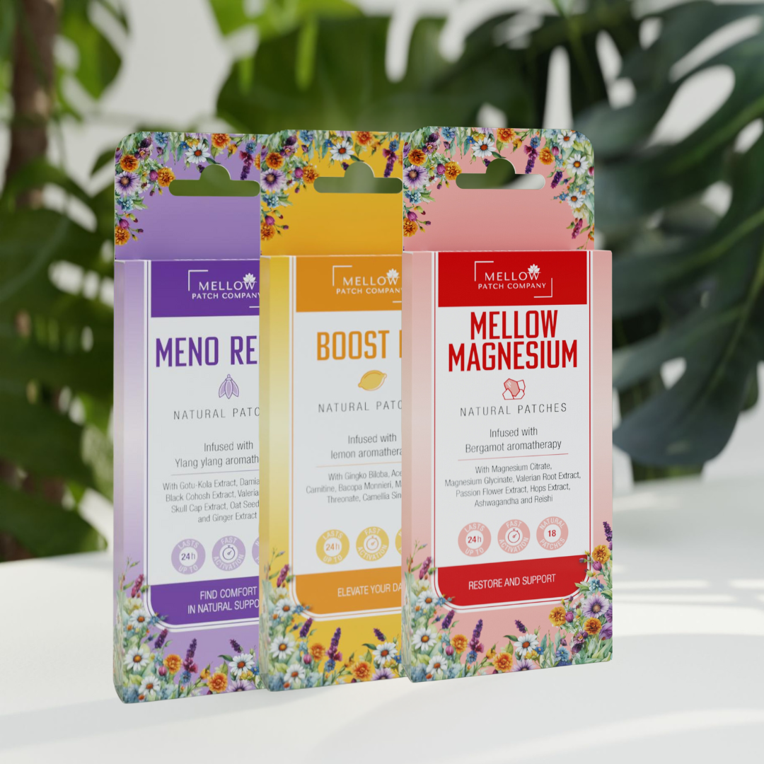 The Woman's Bundle - Meno Relief, Boost Me, Mellow Magnesium (54 Patches)