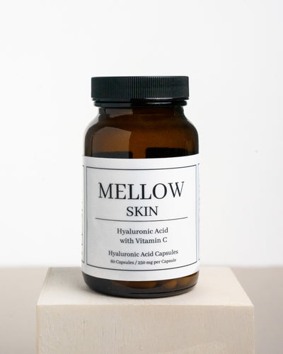 Mellow Skin Hyaluronic Acid with Vitamin C - 60 Capsules | 2 Month Supply