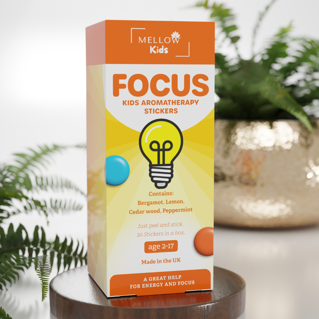 Focus Inkjet Sticker Focus Stickers | Kids Concentration Aromatherapy | Mellow