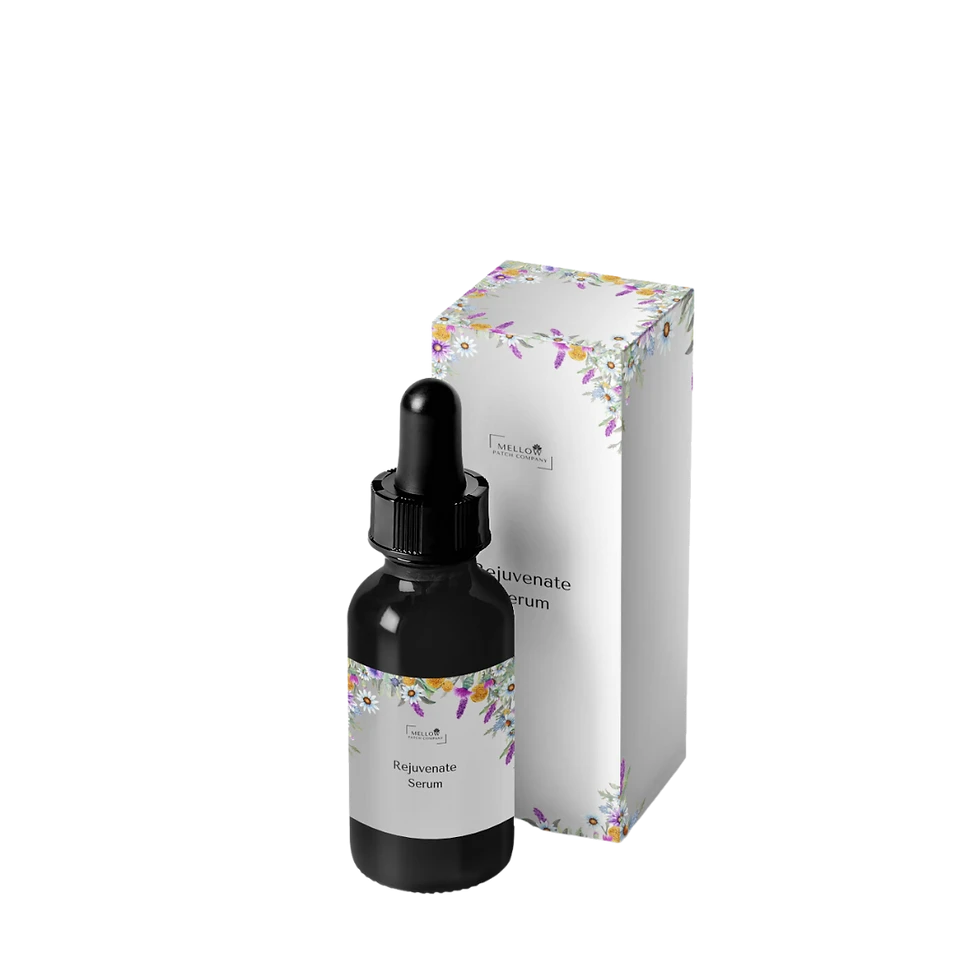 Rejuvenate Serum – hydrating & brightening skin support
Lightweight skin serum for hydration & glow – Mellow Rejuvenate Serum
Hyaluronic acid & vitamin C serum – Rejuvenate by Mellow Patch