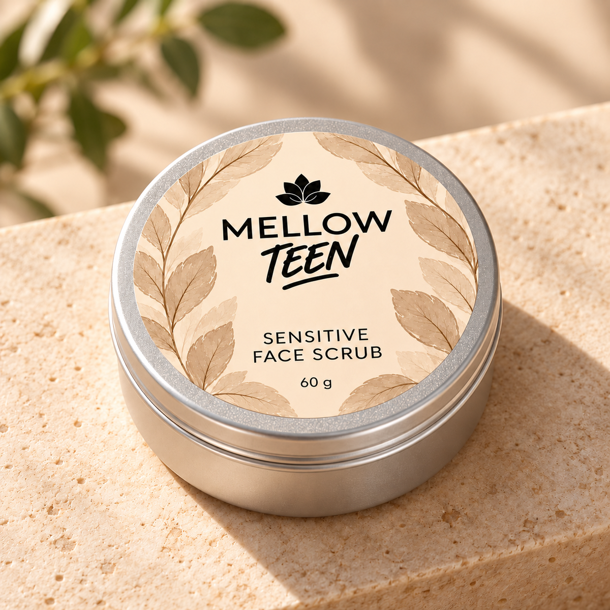 Mellow Teen Sensitive Skin Scrub + Lotion Duo